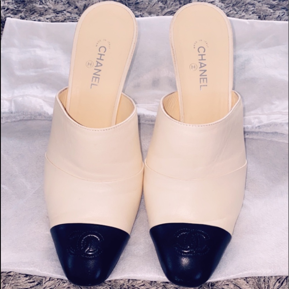 Authentic Chanel Mules
